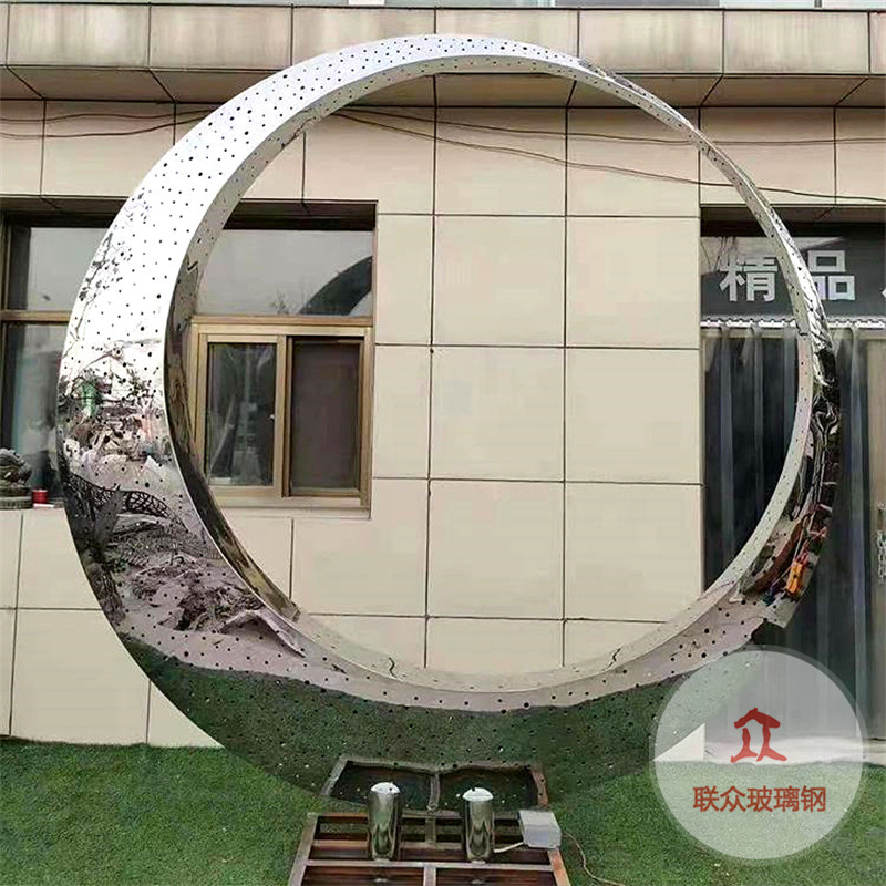 大型不銹鋼雕塑定制城市戶外廣場房地產校園金屬鏤空景觀創意雕塑