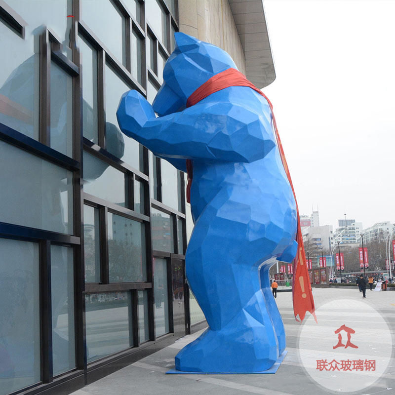 玻璃鋼彩色幾何梅花鹿雕塑園林景觀草坪裝飾小區售樓部動物大擺件