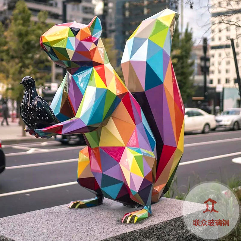 戶外卡通動物座椅玻璃鋼雕塑休閑椅凳子公園庭院幼兒園林景區擺件