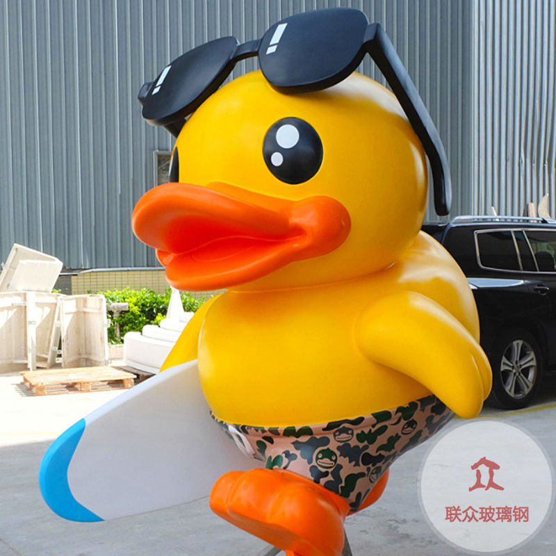 景觀動物玻璃鋼雕塑彩繪泡雕商場擺件設計施工一體景觀雕塑