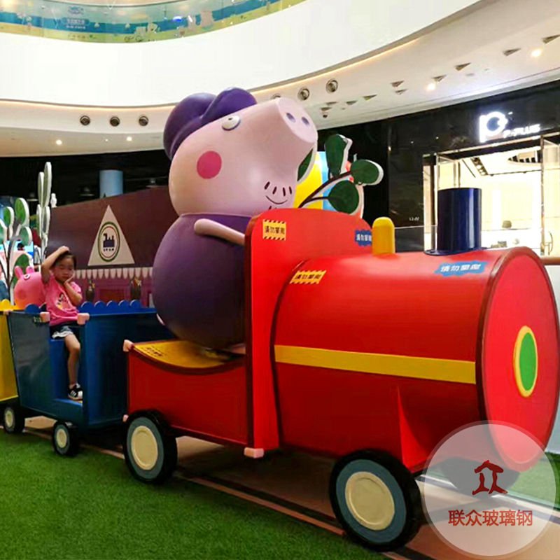 玻璃鋼雕塑卡通公仔大型戶外動物鳥造型商業美陳吉祥物擺件