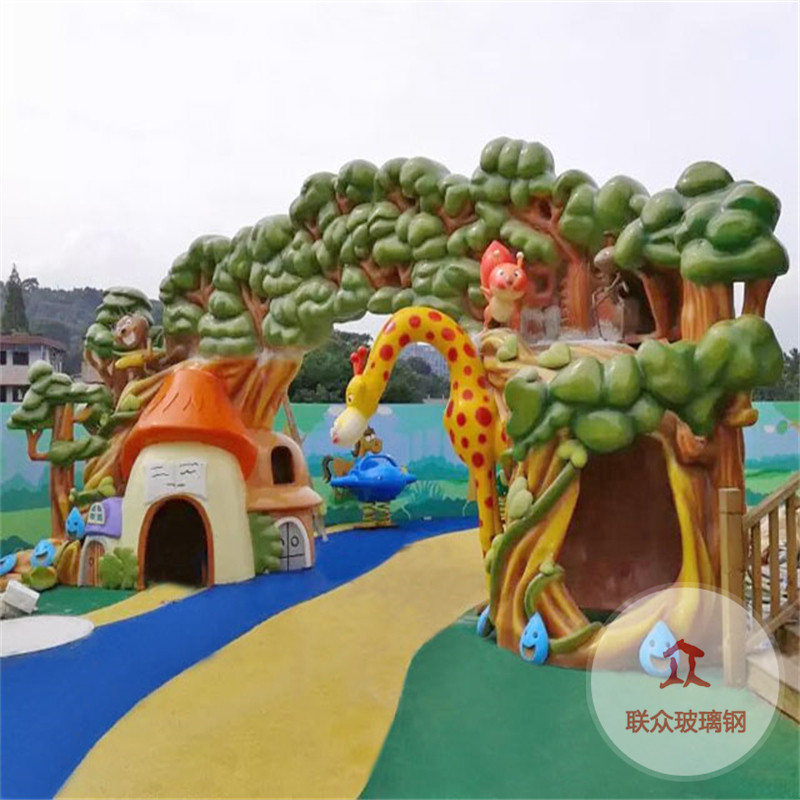 戶外卡通布朗熊玻璃鋼雕塑大型擺件商場售樓部網紅裝飾美陳工藝品