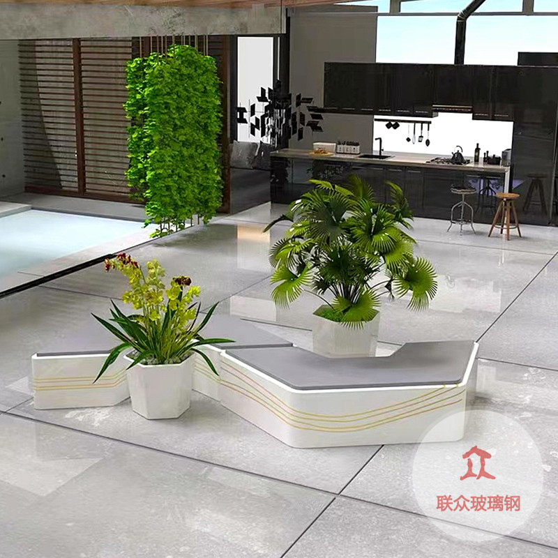 商場玻璃鋼座椅公共休閑坐凳戶外休息長椅廣場公園創意電話造型凳