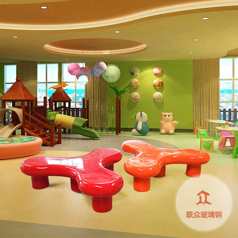玻璃鋼休閑座椅戶外鵝卵石景觀坐凳公園創意美陳休息商場等候椅子
