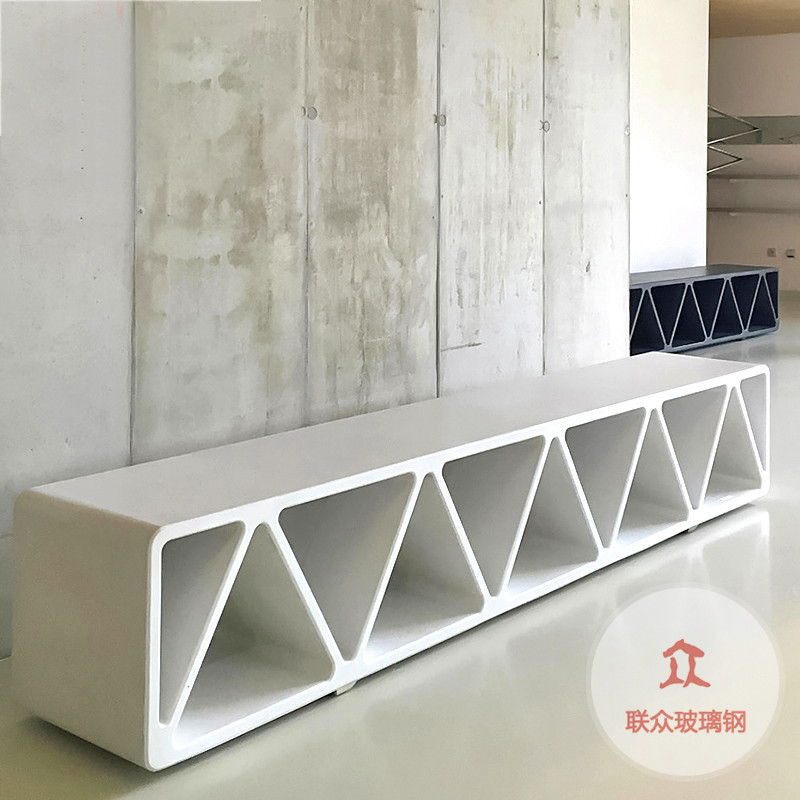 玻璃鋼凳子花盆大型商場創意心形座椅戶外公園裝飾美陳雕塑座凳